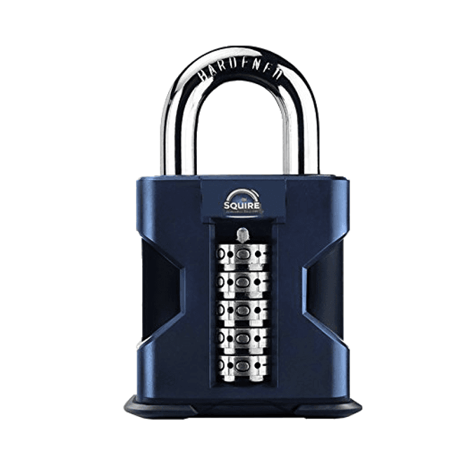 SQUIRE SS50 50mm Stronghold Open Shackle Re-codable Combination Padlock