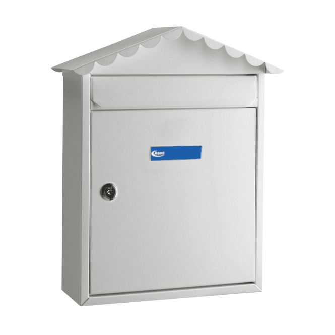 ASEC MODERN POST BOX WHITE