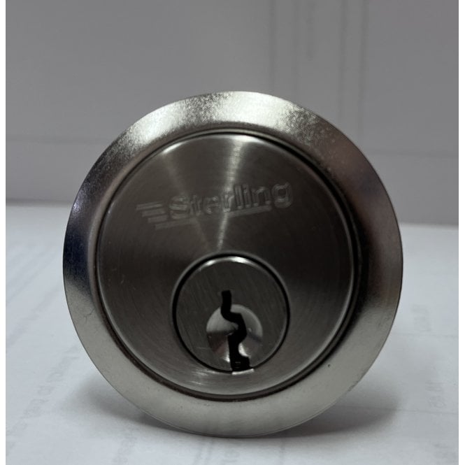 Sterling- Nickel Plated 5-Pin  Rim Cylinder (With 2 Keys)