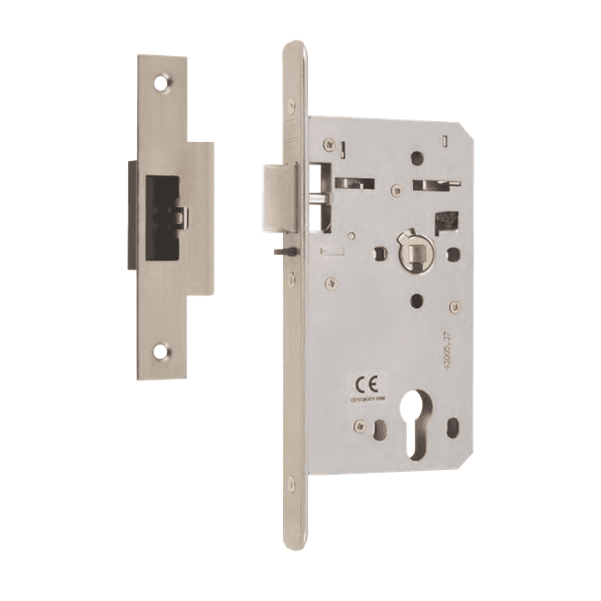 UNION 60mm HD72 Deadlocking Mortice Nightlatch Radius