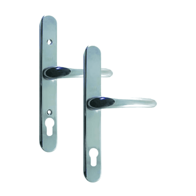 YALE UPVC Lever Door Furniture - Retro Universal Polished Chrome