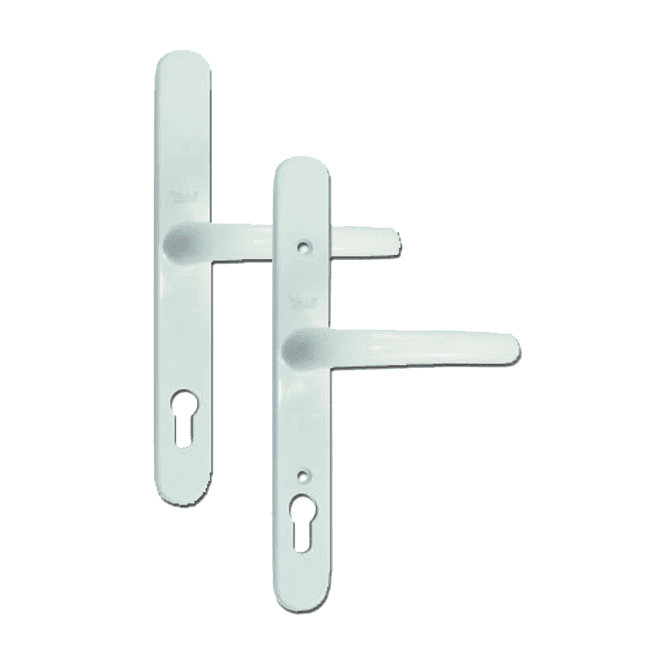 YALE UPVC Lever Door Furniture - Retro Universal White