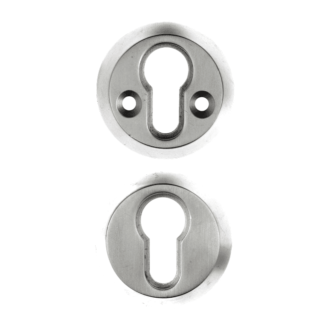 Satin Chrome Era High  Security Rose Euro Escutcheon